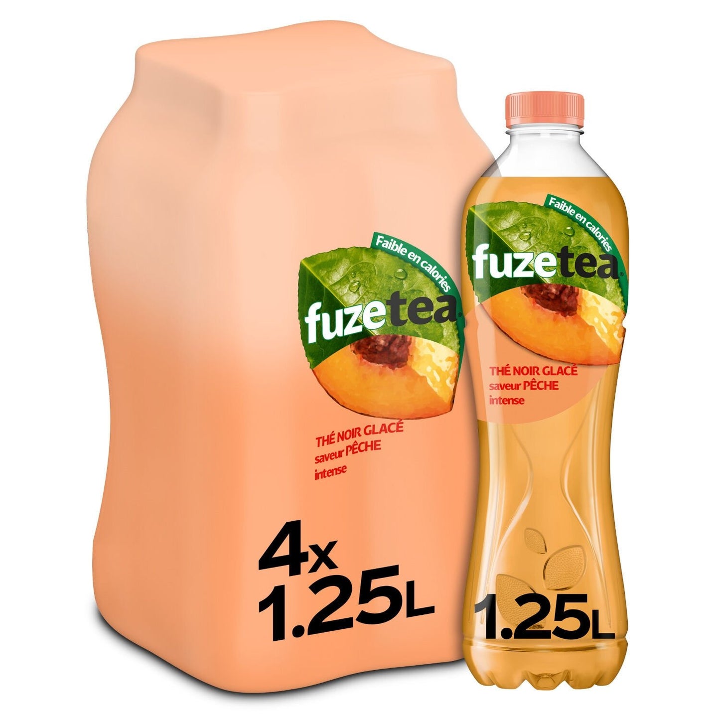 FUZE TEA Intense Peach Iced Tea Drink