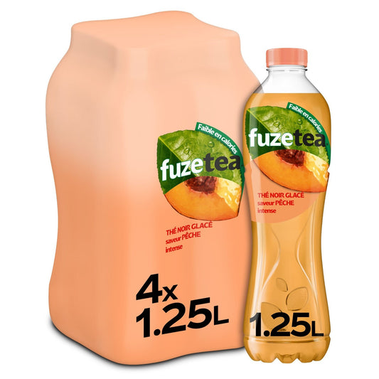 FUZE TEA Intense Peach Iced Tea Drink