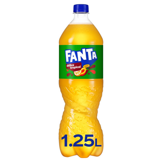 Soda au Fruit Exotique FANTA la bouteille d'1,25L