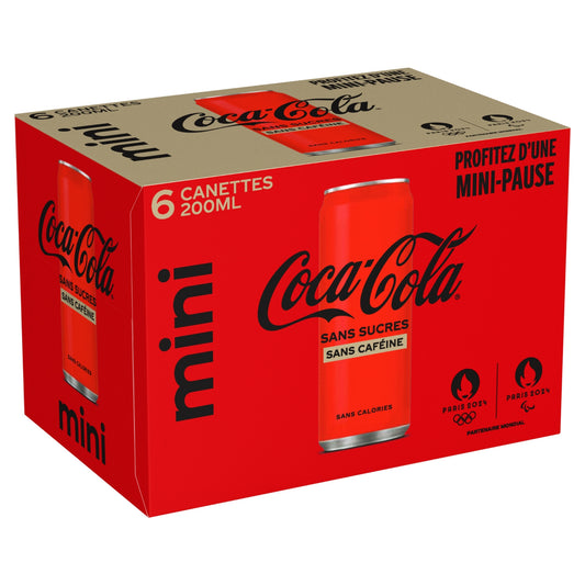 COCA-COLA Caffeine-Free and Sugar-Free Cola Soda
