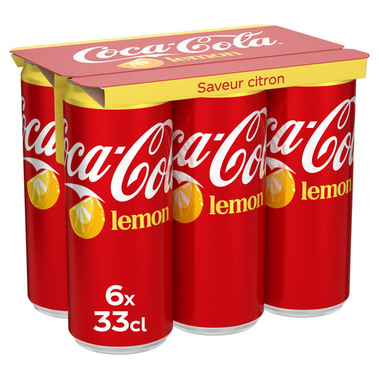 Soda au Cola Goût Citron COCA-COLA 