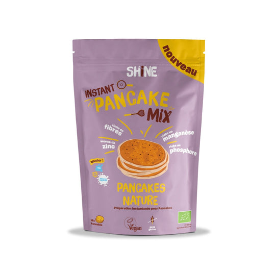 SHINE Organic Gluten-Free Vegan Plain Pancakes
