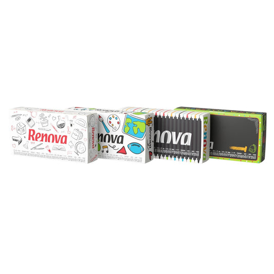 Mouchoirs Blancs Festive Ultra-Doux et Absorbants RENOVA la boîte de 70 mouchoirs