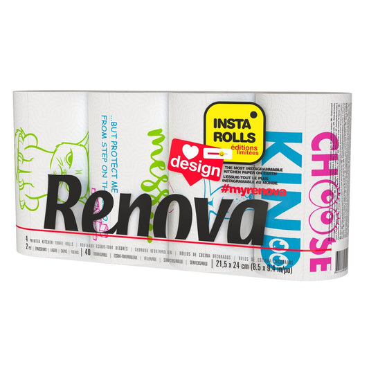 RENOVA Instagram Design Paper Towels