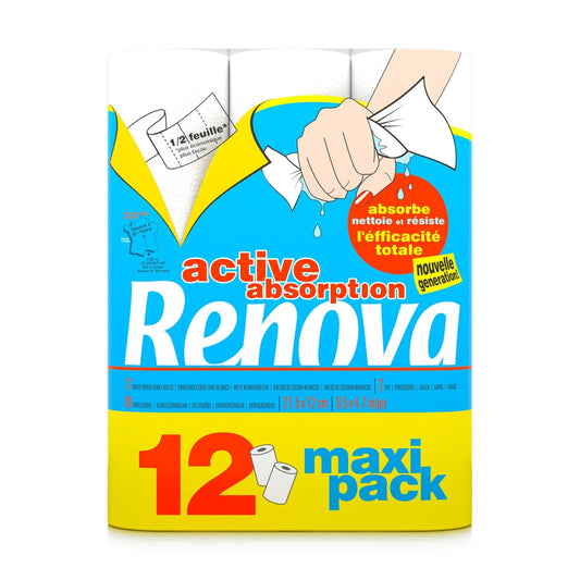 RENOVA Active Absorption Paper Towels