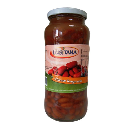 Haricot Rouge Cuit LUSITANA le pot de 570g