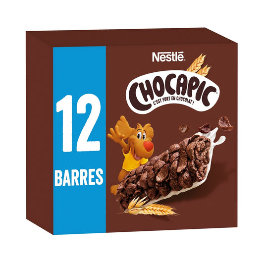 Barres Céréales Chocapic Chocolat CHOCAPIC les 12 barres de 25g