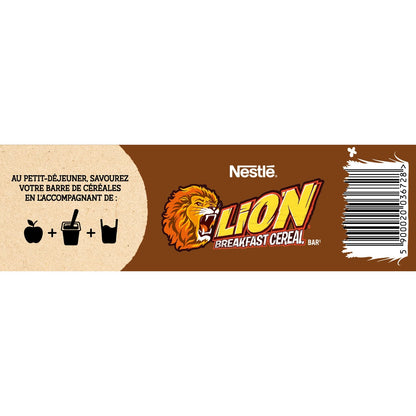 Barres Céréales Lion Caramel et Chocolat NESTLE