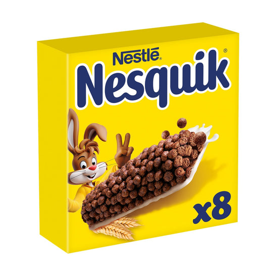 Barres Céréales Nesquik Chocolat NESTLE la boite de 8 barres