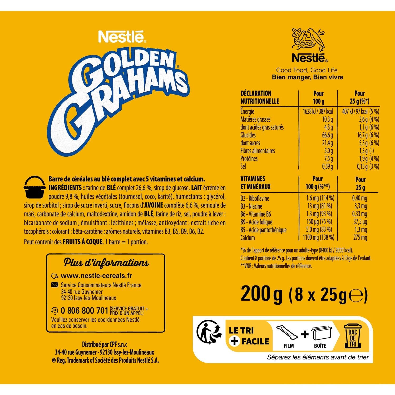 Golden Grahams Chocolate Cereal Bars NESTLE – La Famille à Table!