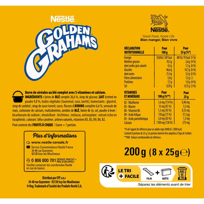 Nestle Golden Grahams Chocolate Cereal Bars