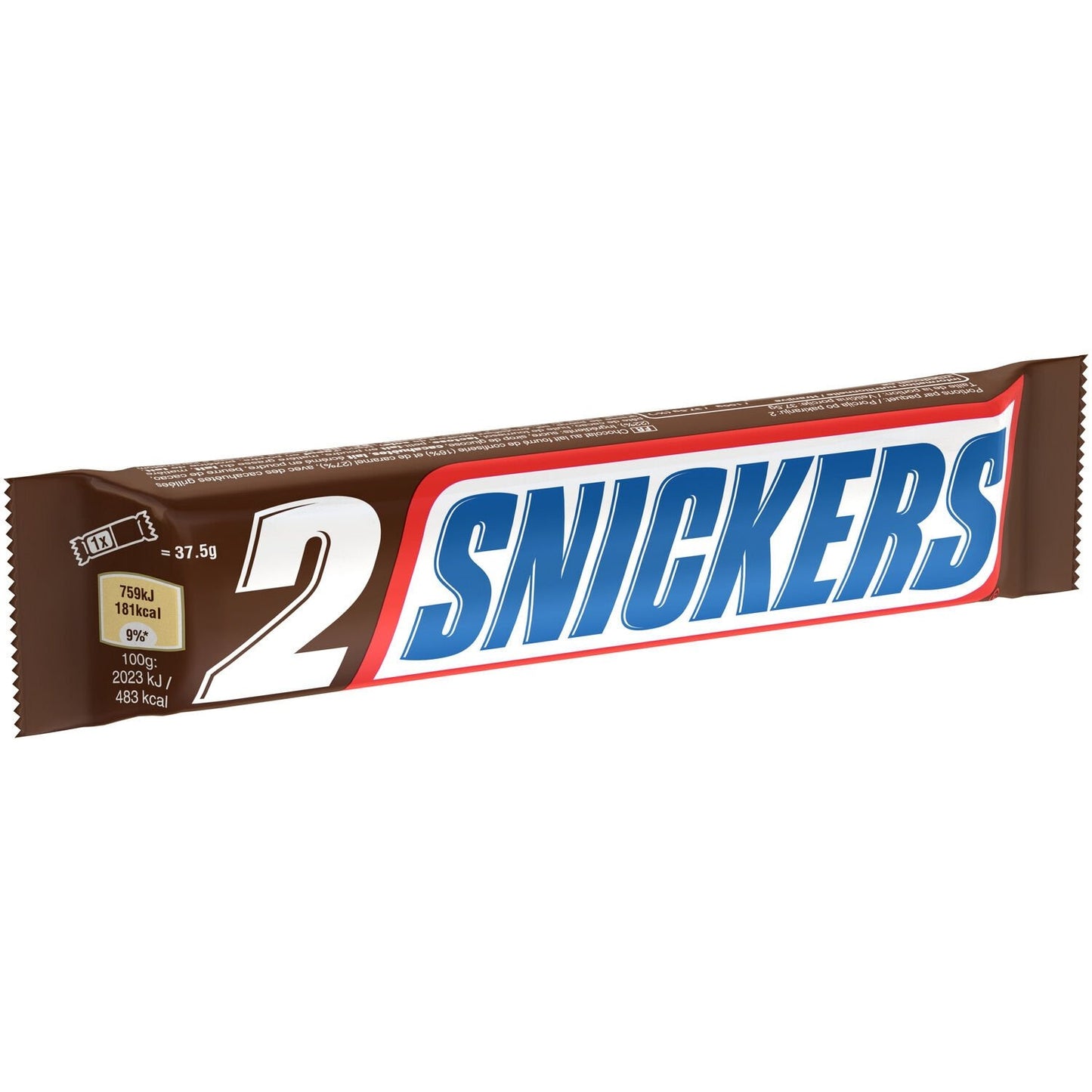 SNICKERS DUO Peanut and Caramel Filled Chocolate Bar