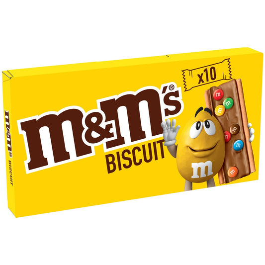 Biscuits Chocolat au Lait et M&m's Minis M&MS le paquet de 10 biscuits