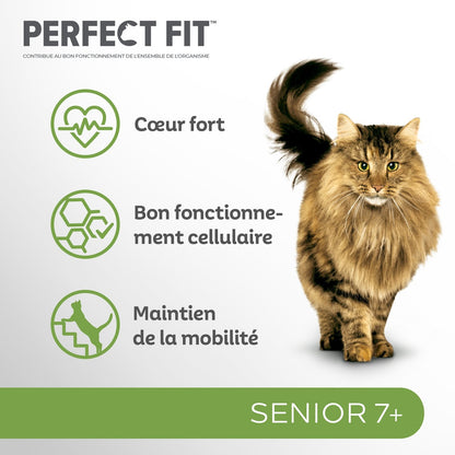Croquettes pour Chat Sénior Stérilisé Poulet Total 5 PERFECT FIT