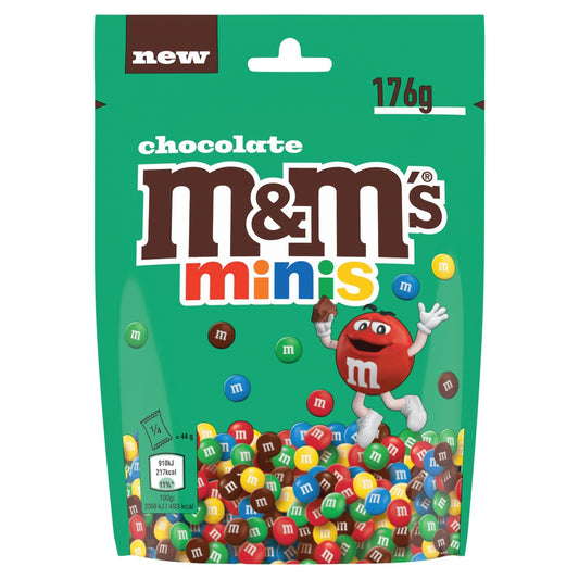 Bonbons Chocolats Minis M&MS le paquet de 176g