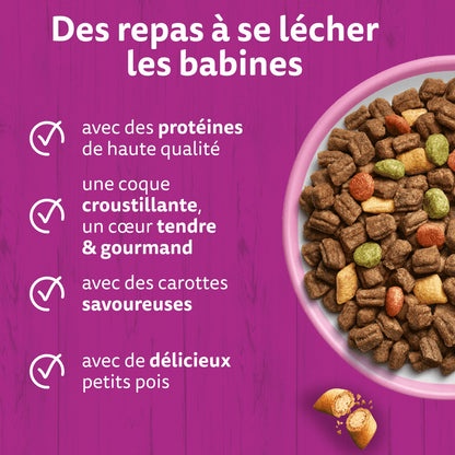 Croquettes pour Chat Adulte Stérilisé au Saumon WHISKAS 