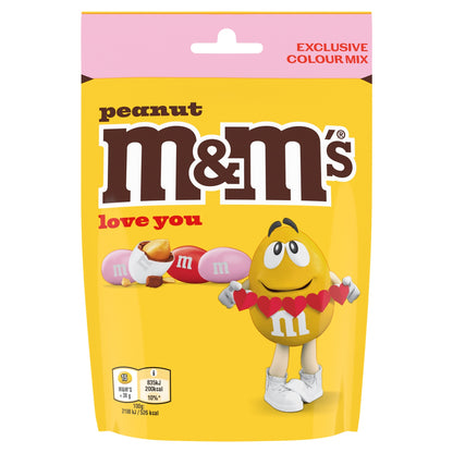 Confiserie Chocolatée Lait Cacahuètes Rose M&M'S 