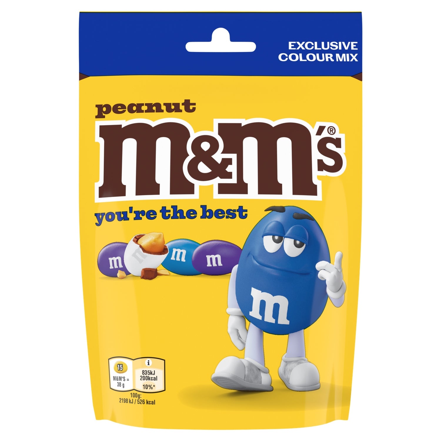 Confiserie Chocolatée Lait Cacahuètes Rose M&M'S 