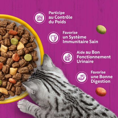 Croquettes pour Chat Adulte Stérilisé au Poulet WHISKAS 