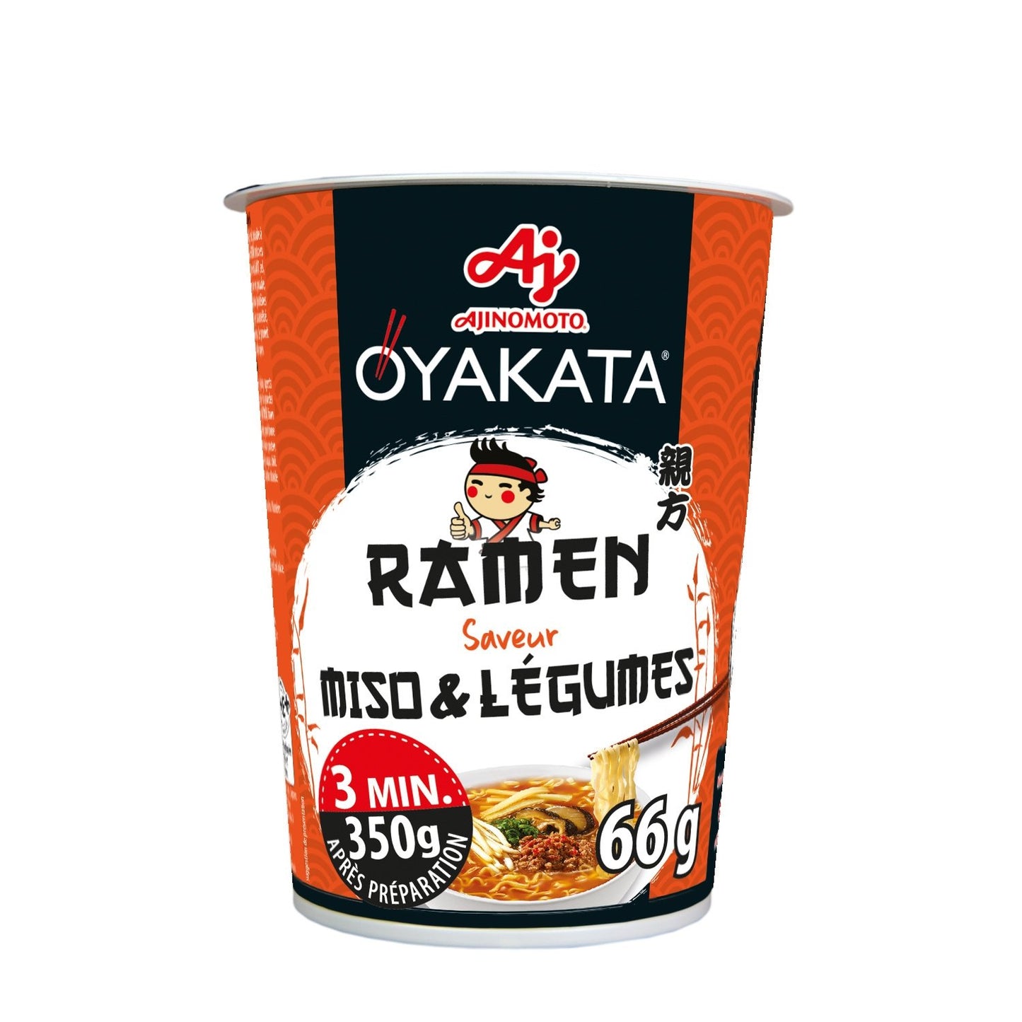 Nouilles Longues et Fines Saveur Miso & Légumes OYAKATA