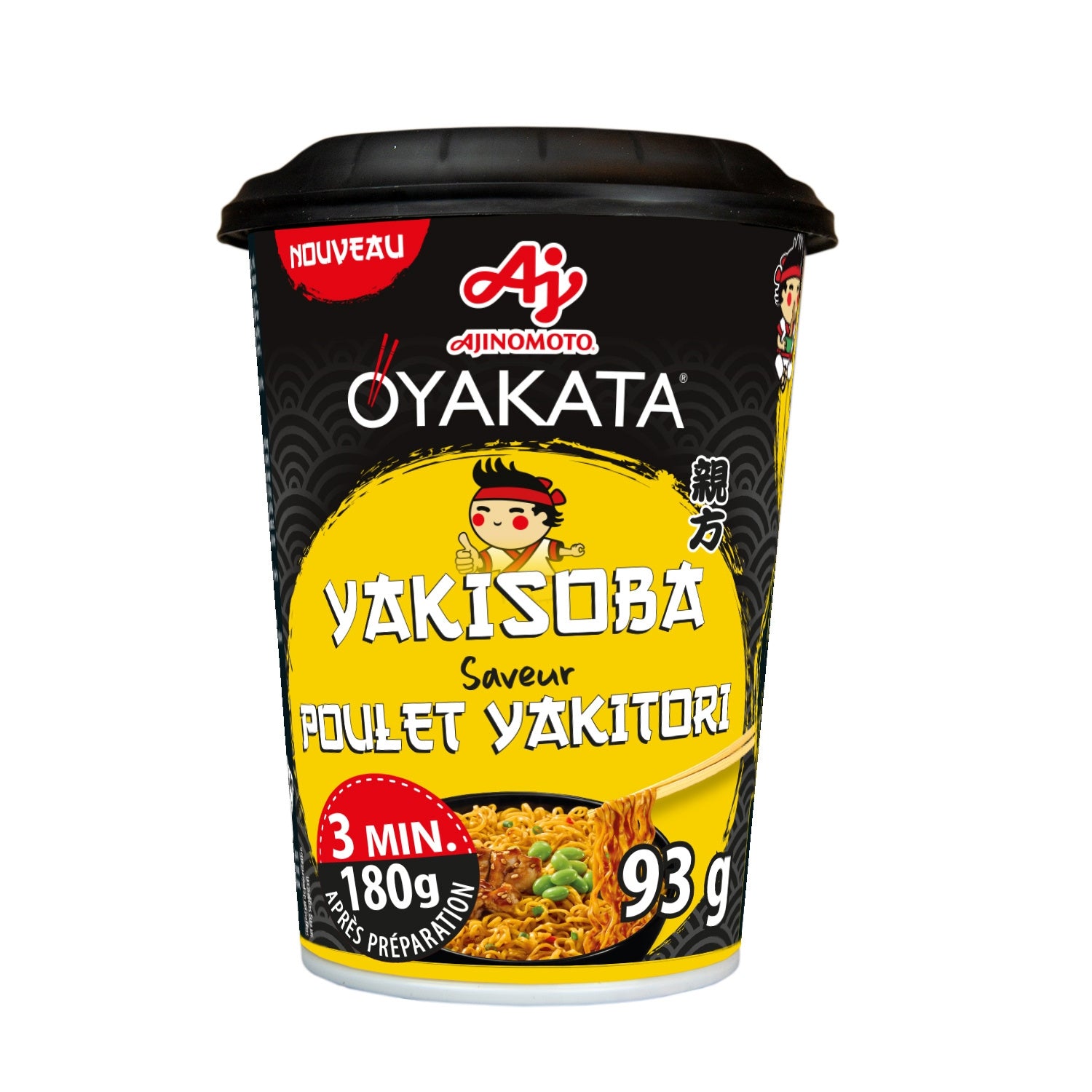 Nouilles Instantanées Yakisoba Saveur Poulet Yakitori OYAKATA 