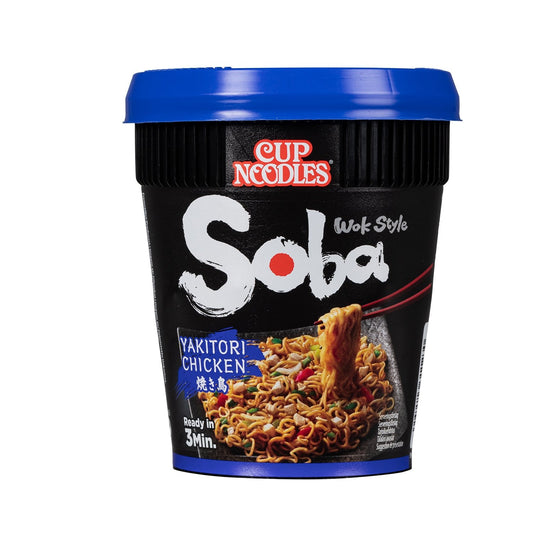Nouilles Japonaises avec Sauce Poulet Yakitori Soba NISSIN le pot de 89g