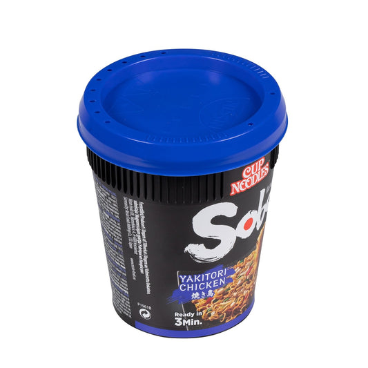Japanese Noodles with Chicken Sauce Yakitori Soba NISSIN