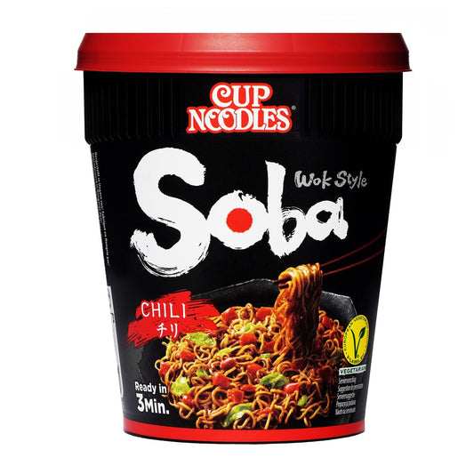 Nouilles Japonaises Yakisoba Chili Soba NISSIN la boite de 92 g