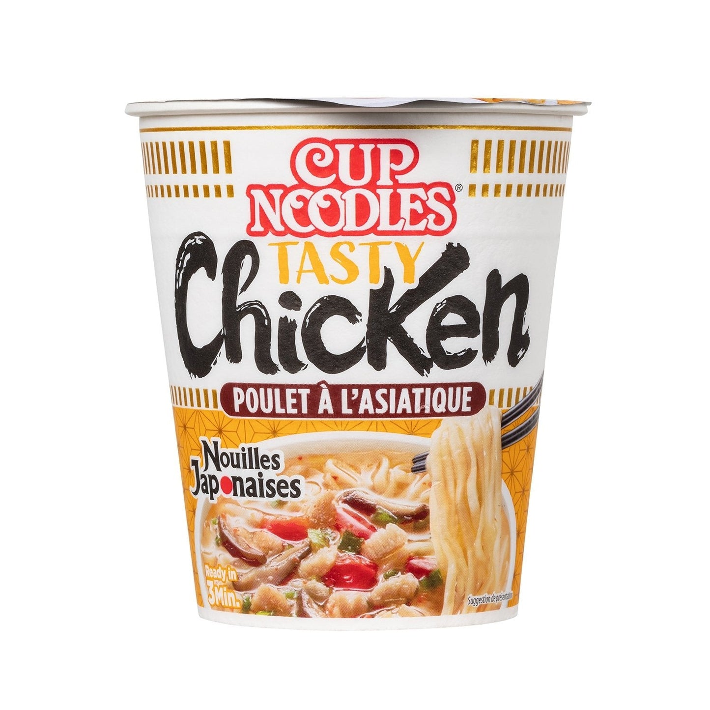 [ANTI-GASPILLAGE] Soupe de Nouilles Japonaises Poulet en Cup NISSIN - Date de durabilité minimale : 07/2025