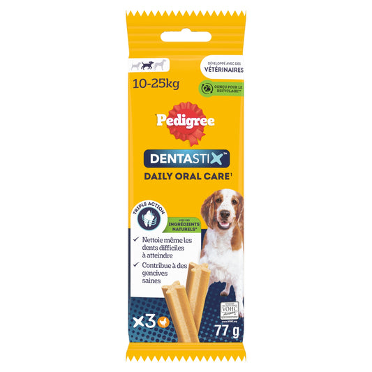 Bâtonnets Hygiène Bucco-Dentaire pour Moyen Chien PEDIGREE