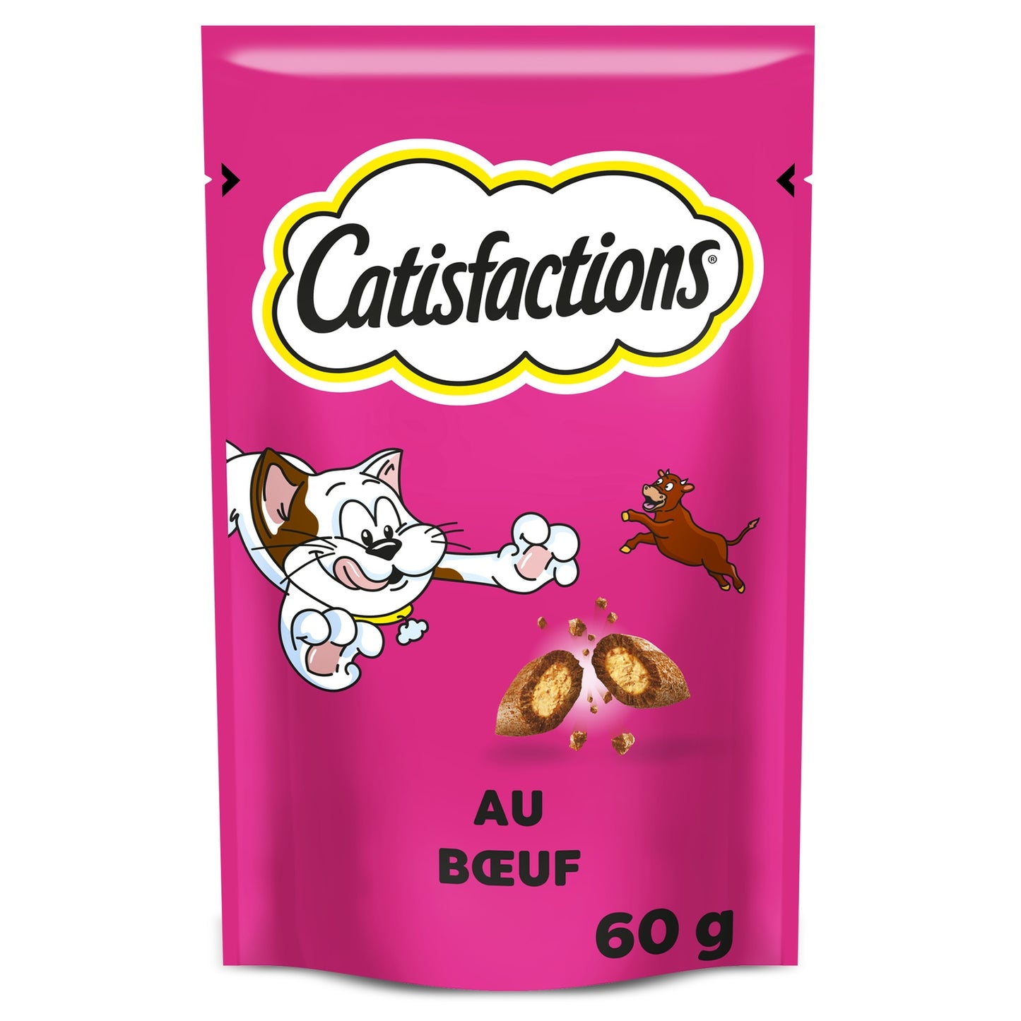 Friandises pour Chat Adulte Boeuf CATISFACTIONS 