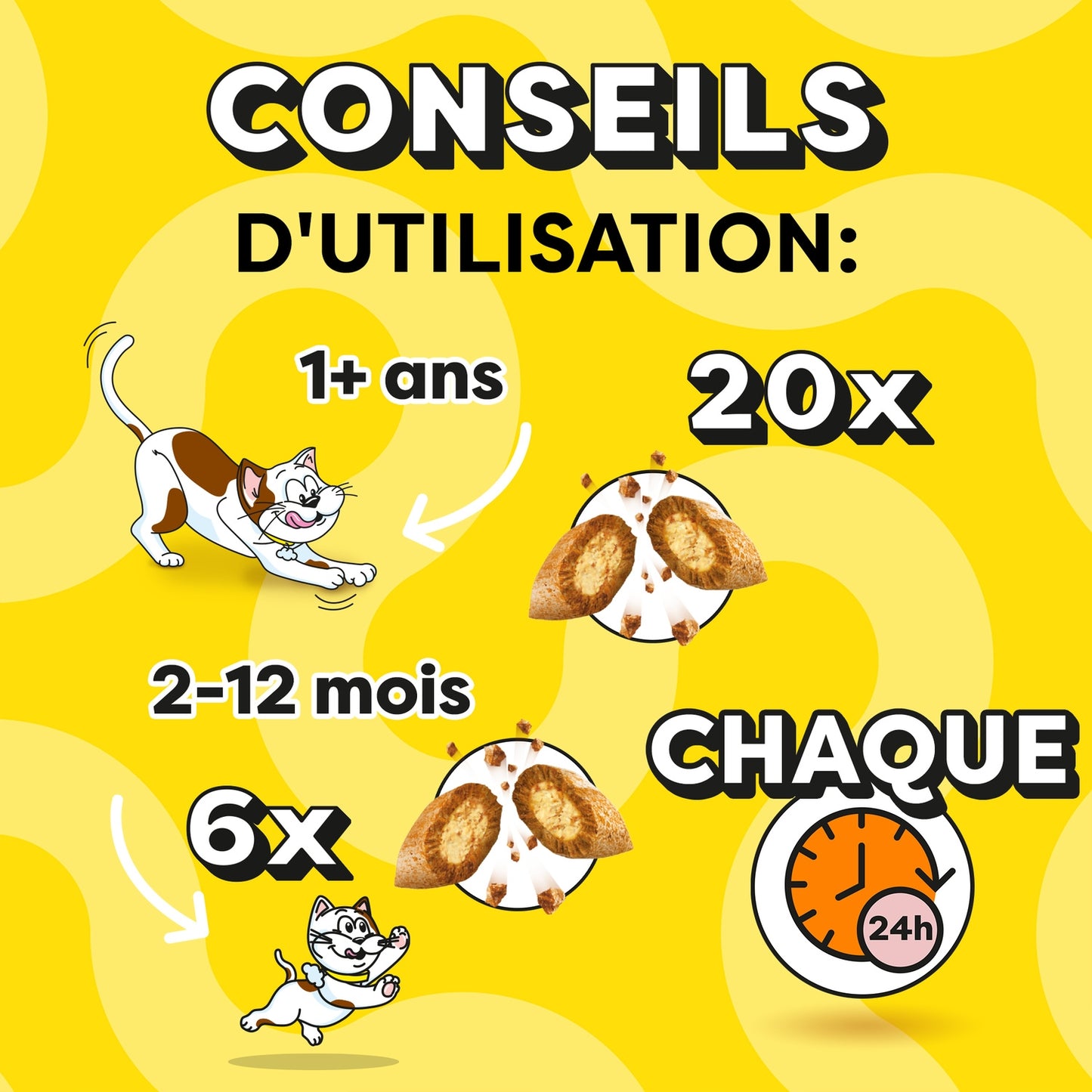 Friandises pour Chat Adulte Boeuf CATISFACTIONS 