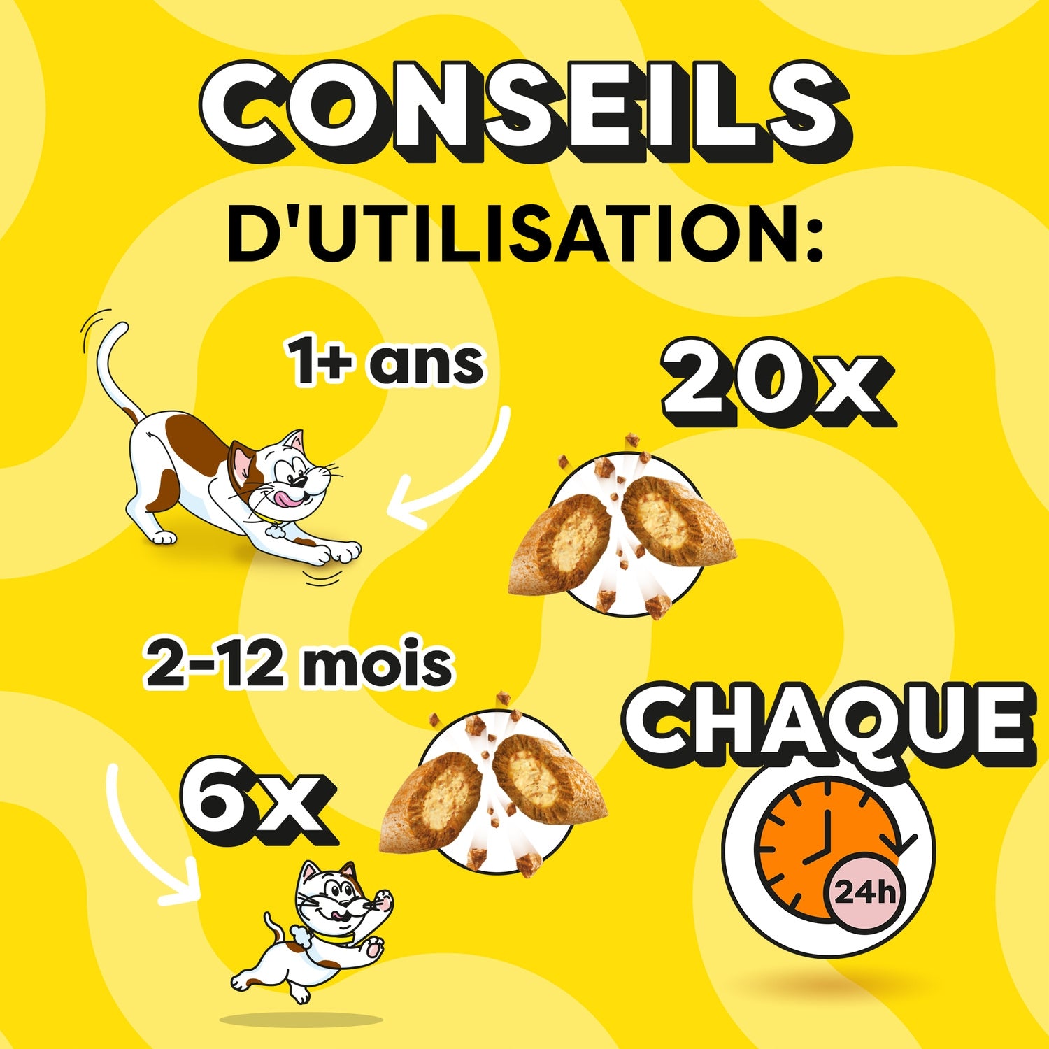 Friandises pour Chat Adulte Boeuf CATISFACTIONS 