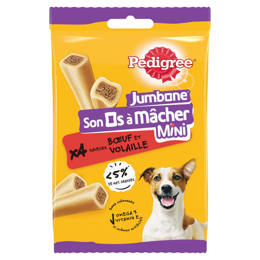 Friandises à Mâcher pour Chien Petit <10kg Boeuf Volaille PEDIGREE