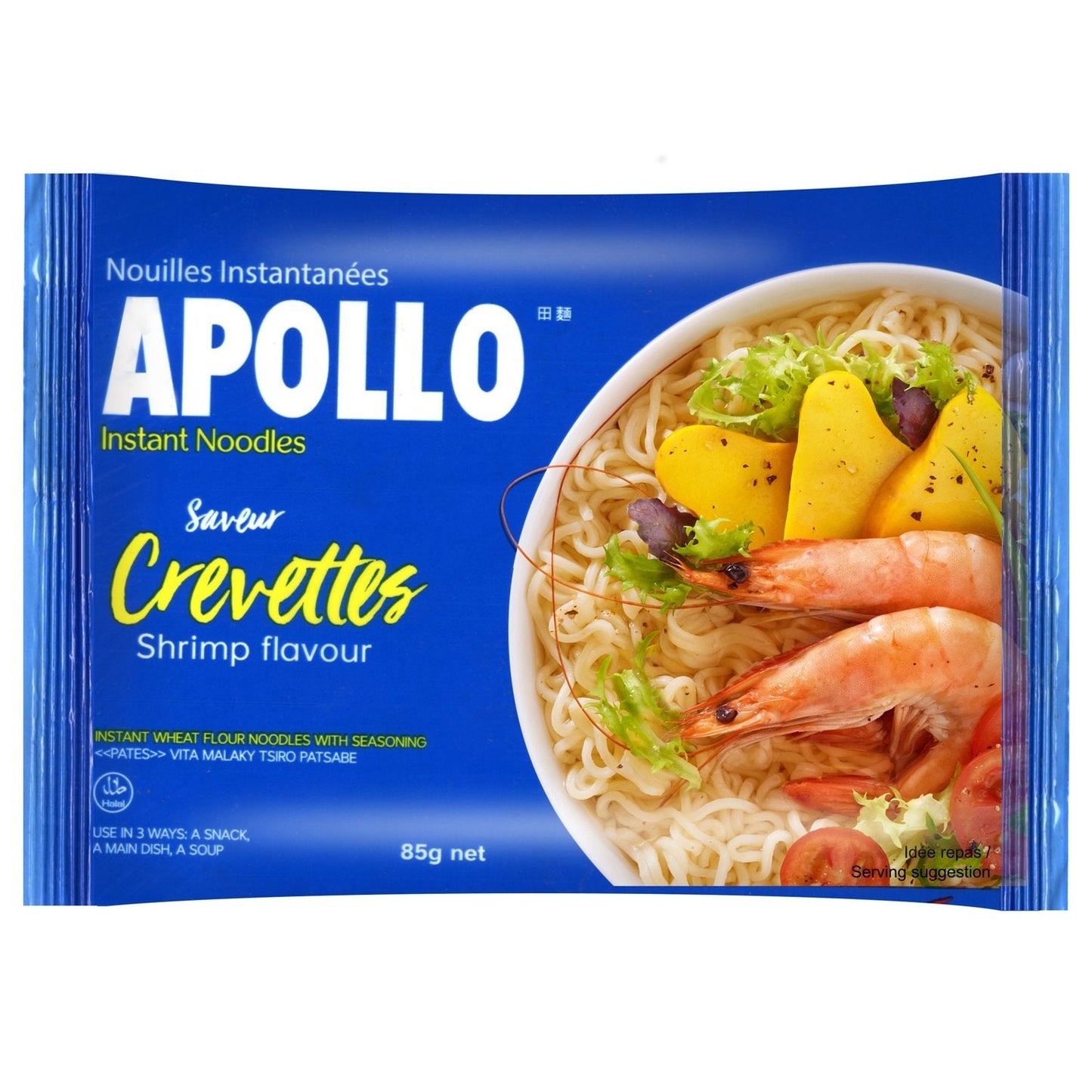 [ANTI-GASPILLAGE] Nouilles Instantanées Saveur Crevettes APOLLO - Date de durabilité minimale : 17/02/2025