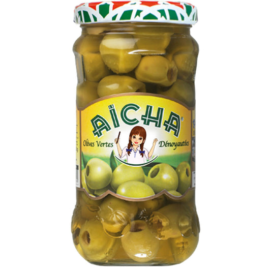 AICHA Pitted Green Olives