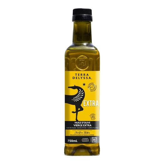 Huile d'Olive Vierge Extra TERRA DELYSSA la bouteille de 750mL