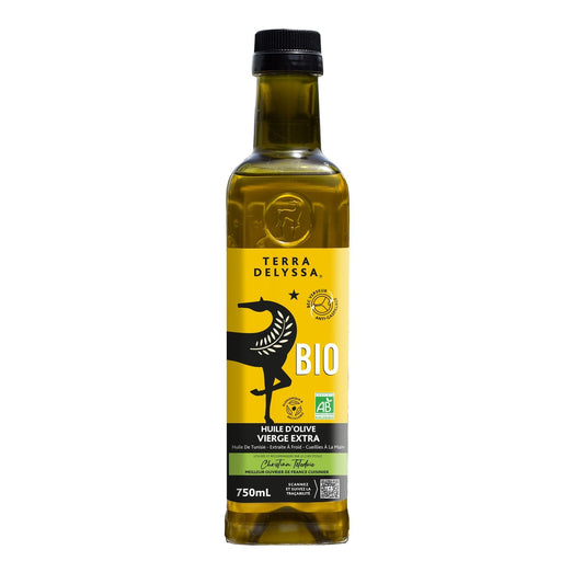 Huile d'Olive Vierge Extra Bio TERRA DELYSSA la bouteille de 75cL