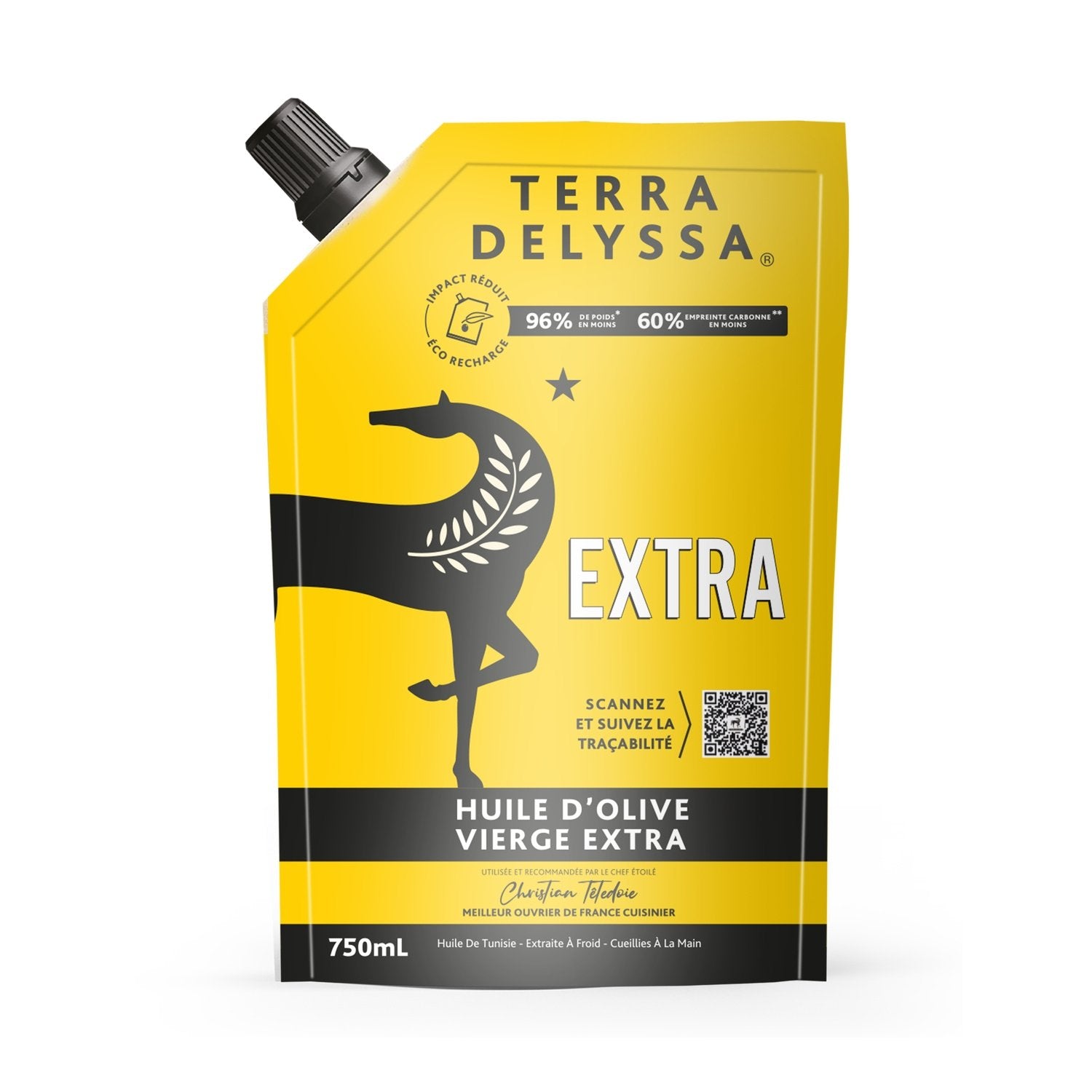 Huile d'Olive Recharge TERRA DELYSSA la recharge de 75cL