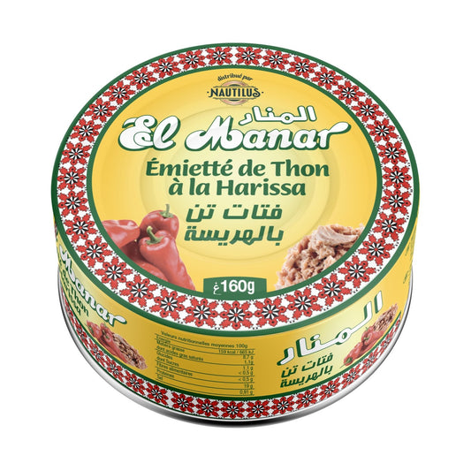 Emietté de Thon à la Harissa EL MANAR la boite de 160g
