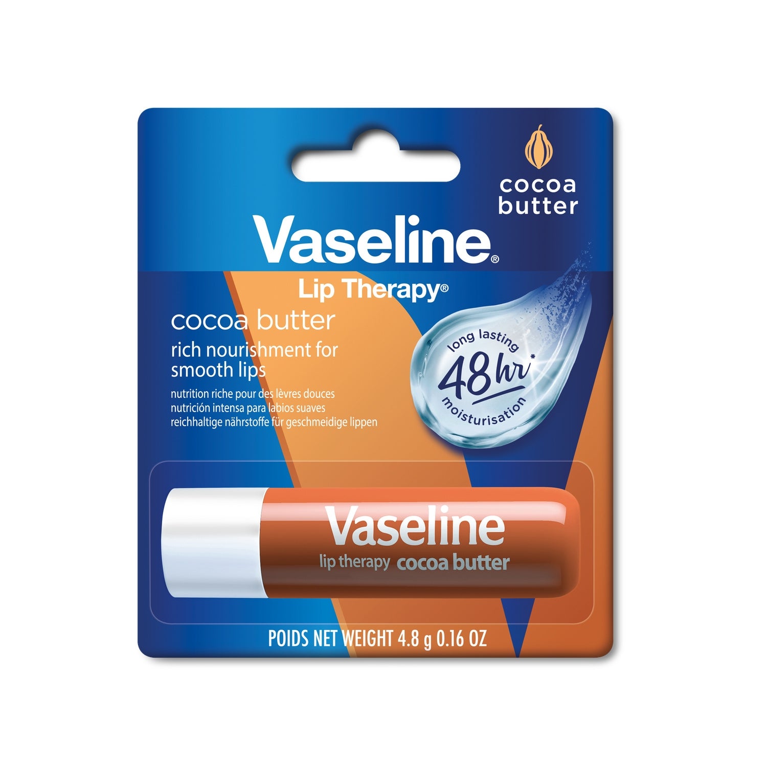 Stick à lèvres Hydratation 48h Beurre de Cacao VASELINE 