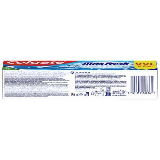 Dentifrice Fraîcheur Cristaux Fraîcheur Max COLGATE