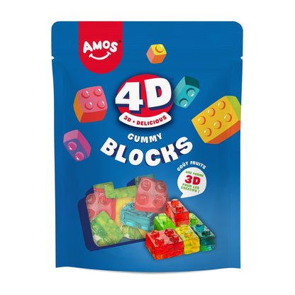 Bonbon Kids Blocks Goût Fruit AMOS