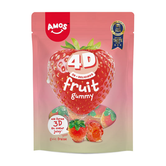 Bonbon goût fruit fraise AMOS 