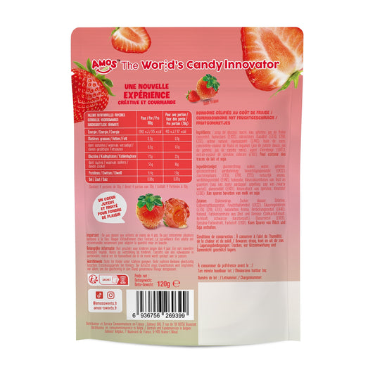 Bonbon goût fruit fraise AMOS 