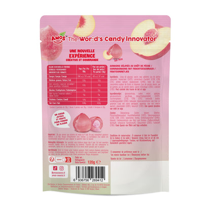 Bonbons fruits pêche AMOS 