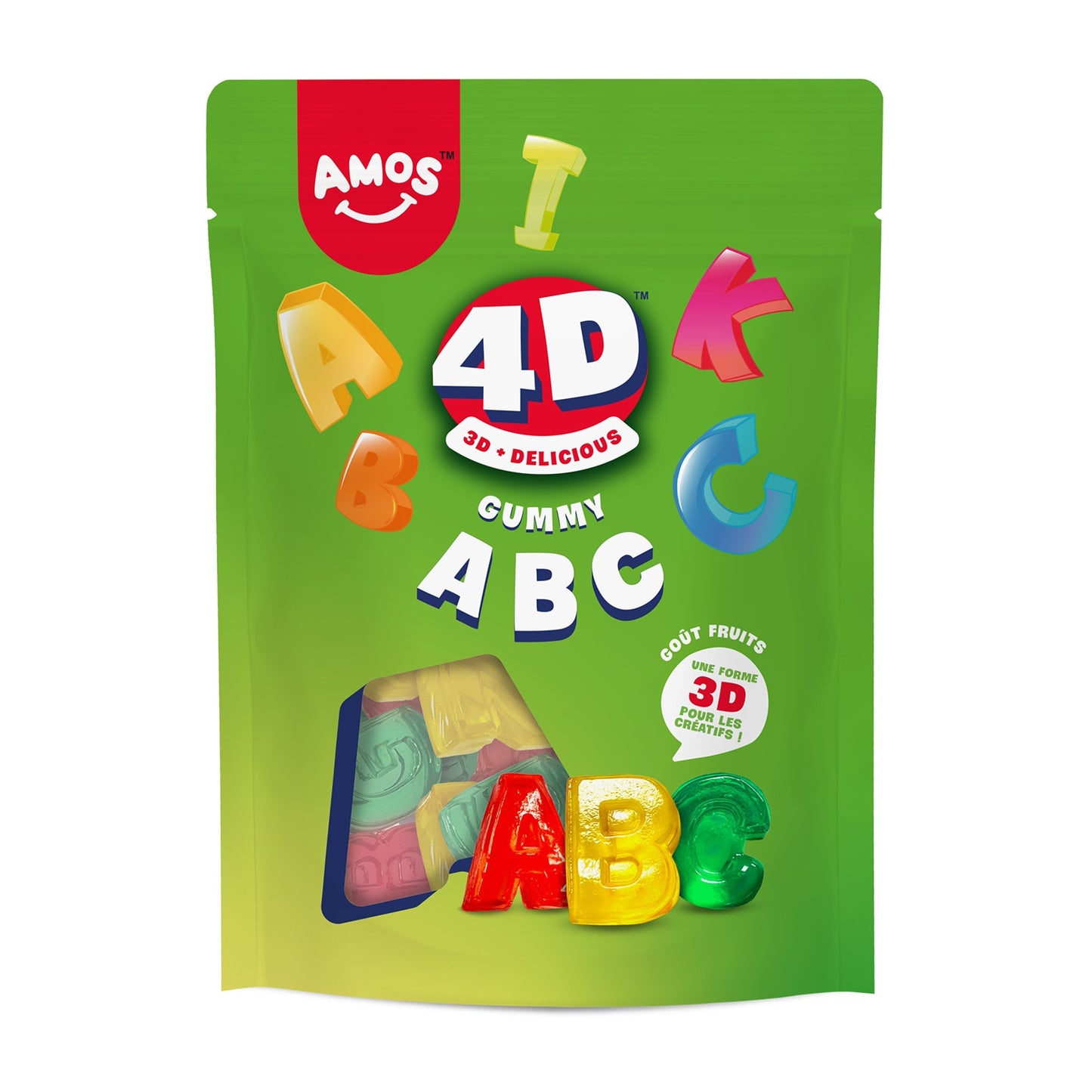 Bonbons kids lettres AMOS 