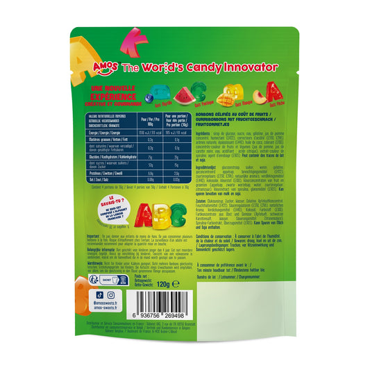 Bonbons kids lettres AMOS 