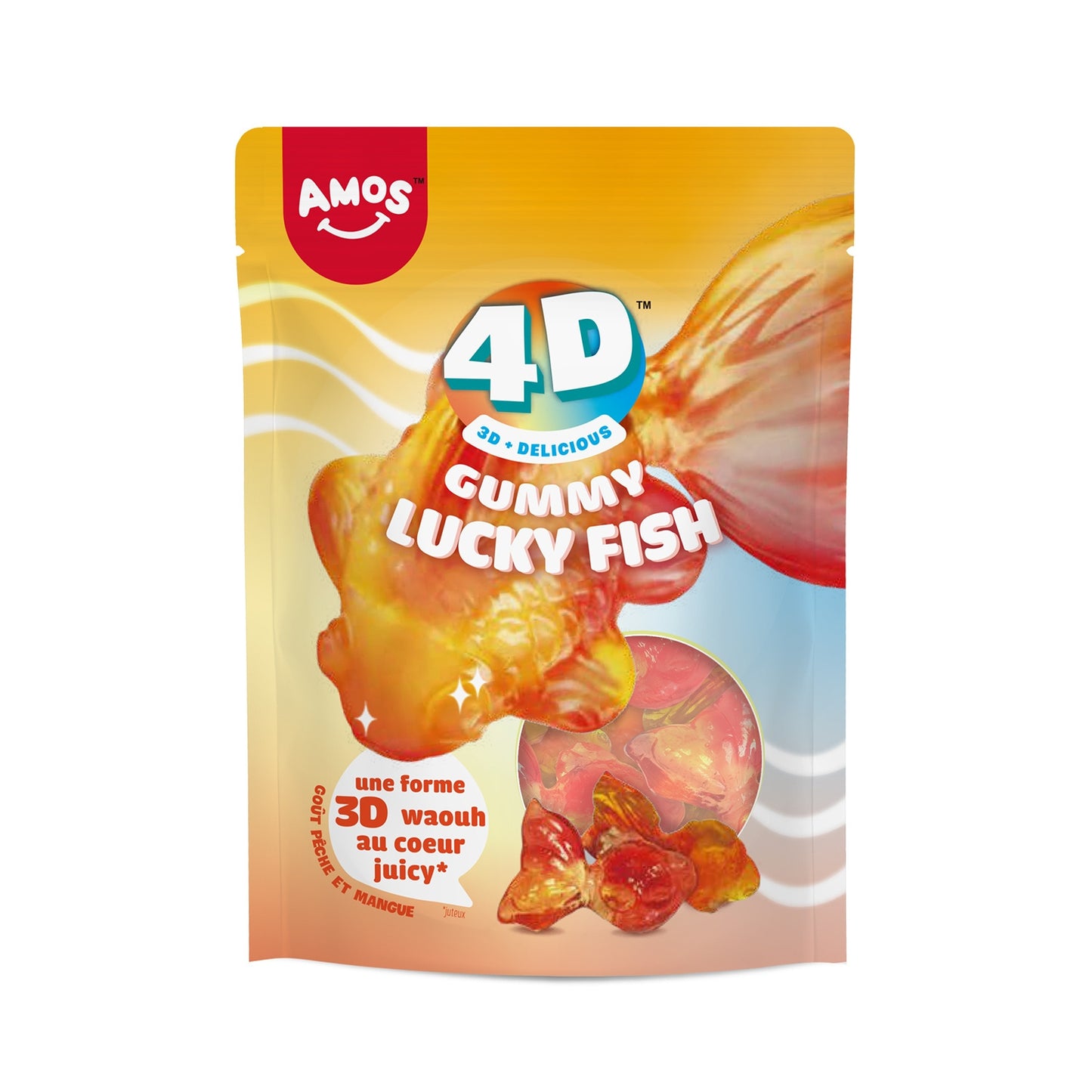 Bonbon poisson mangue et pêche AMOS 