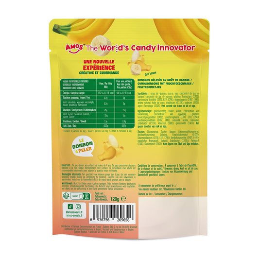 Bonbons peel banane AMOS 